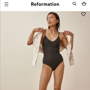 NWT XL Reformation Natalia Ecostretch Bodysuit